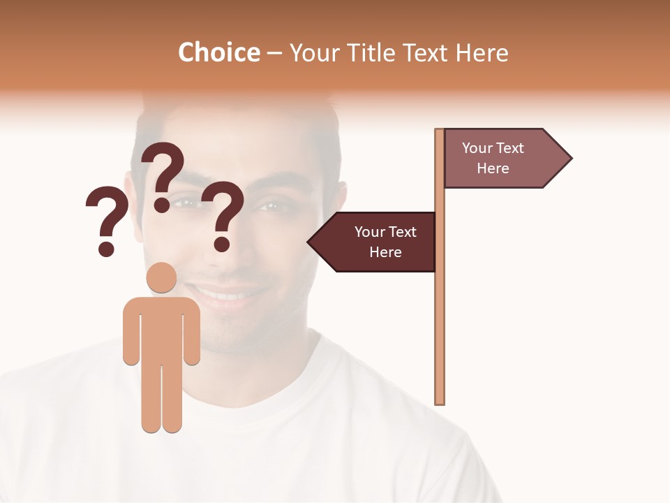 Handsome Young Latin PowerPoint Template