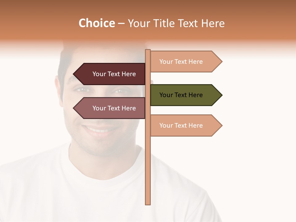 Handsome Young Latin PowerPoint Template