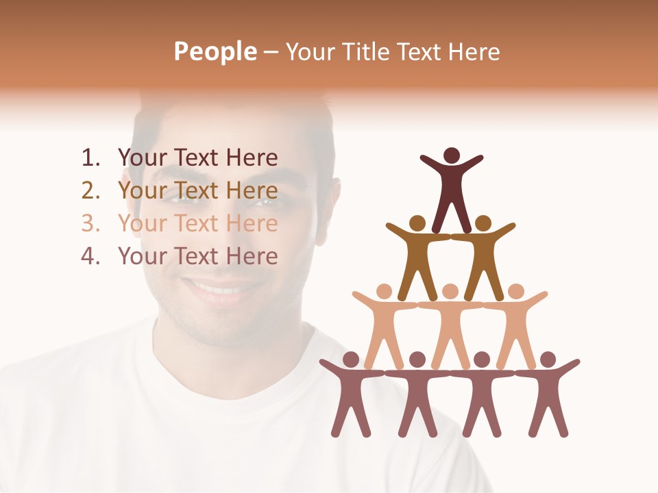 Handsome Young Latin PowerPoint Template