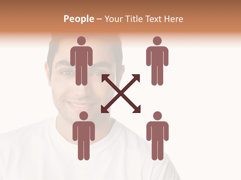 Handsome Young Latin PowerPoint Template