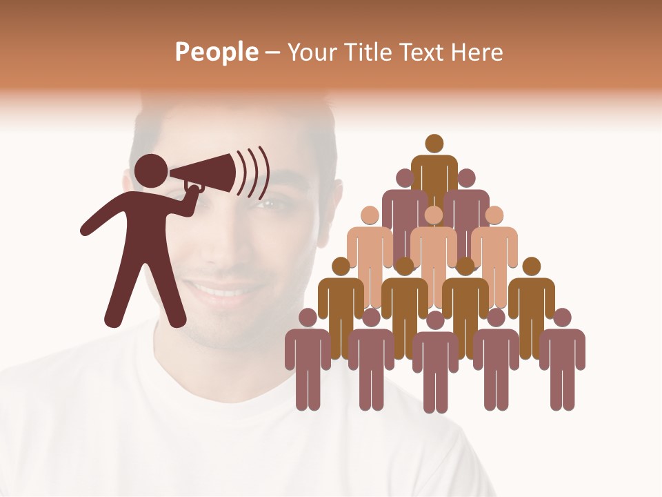 Handsome Young Latin PowerPoint Template