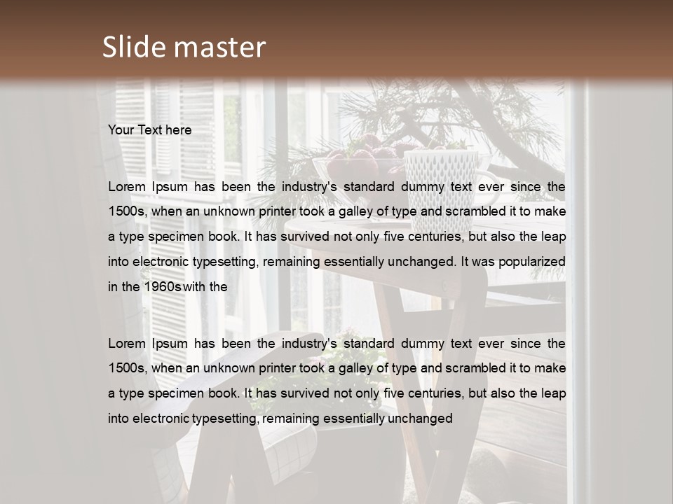 Deck Style Luxury PowerPoint Template