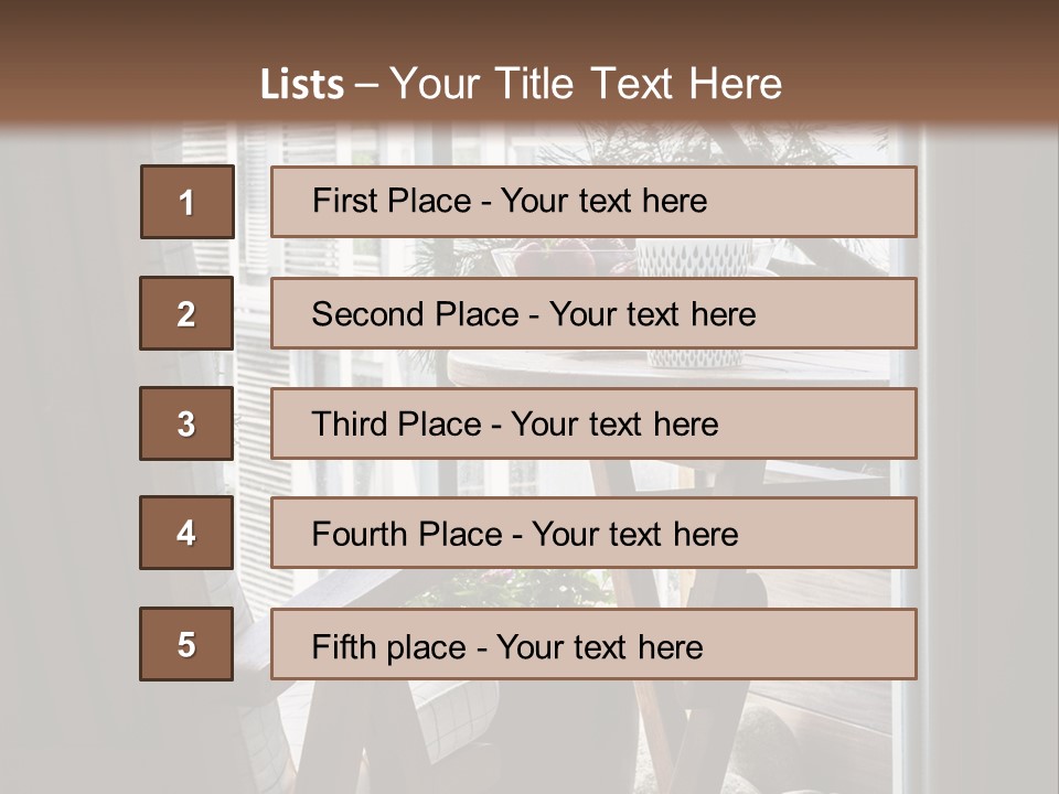 Deck Style Luxury PowerPoint Template