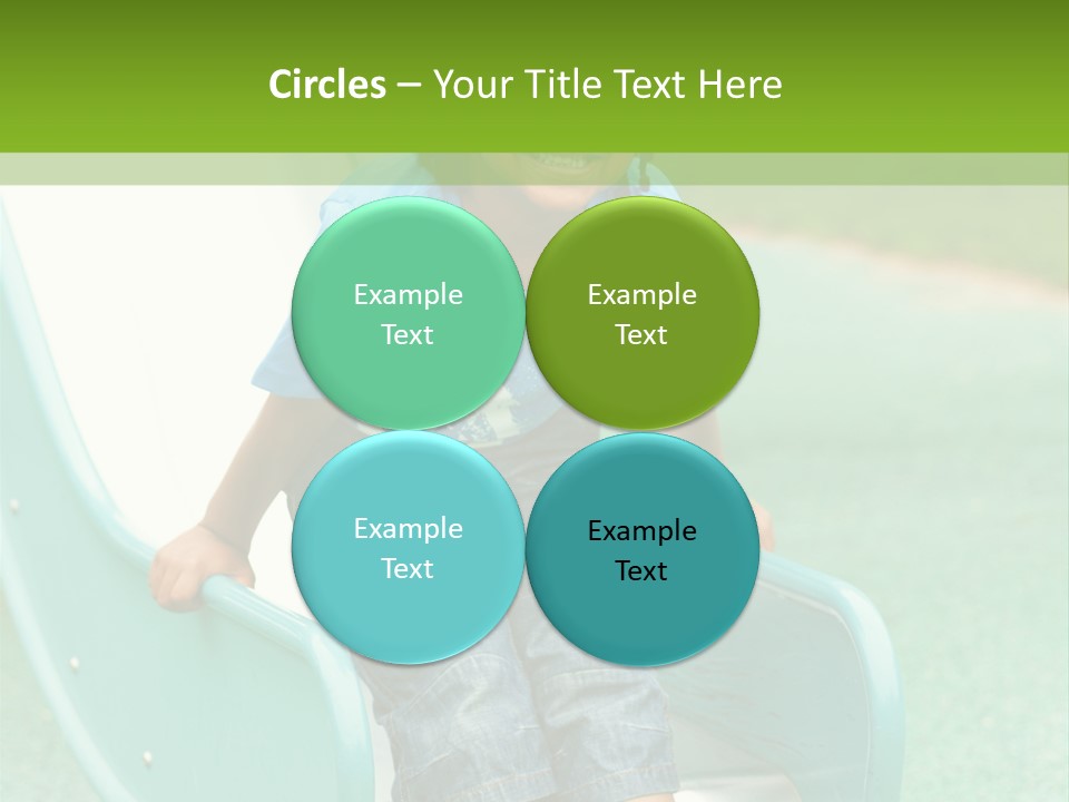 African American Braids Portrait PowerPoint Template