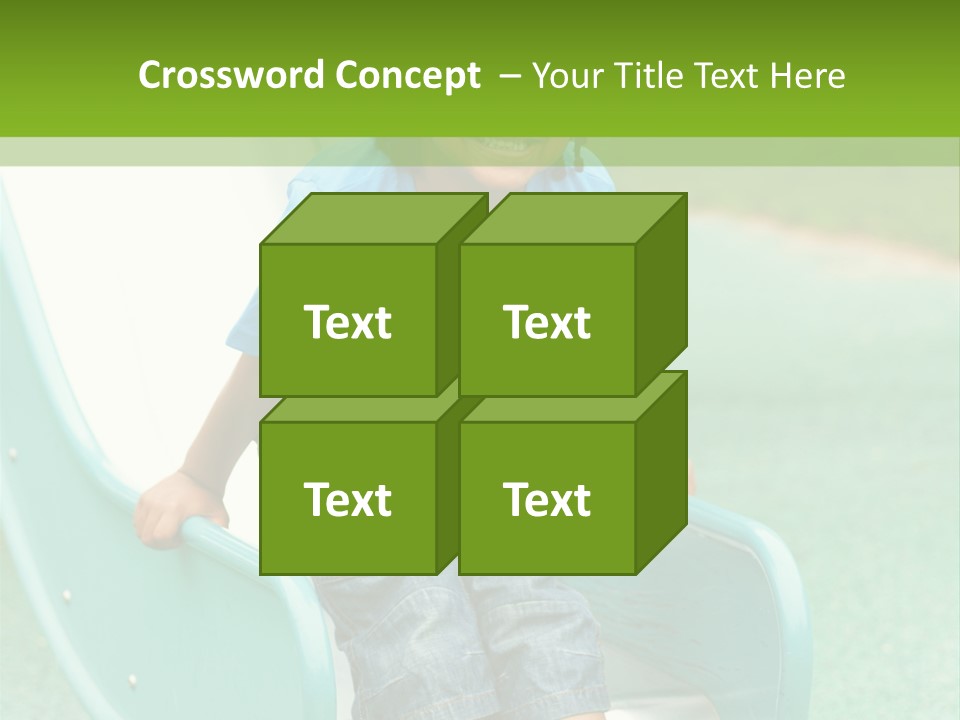 African American Braids Portrait PowerPoint Template