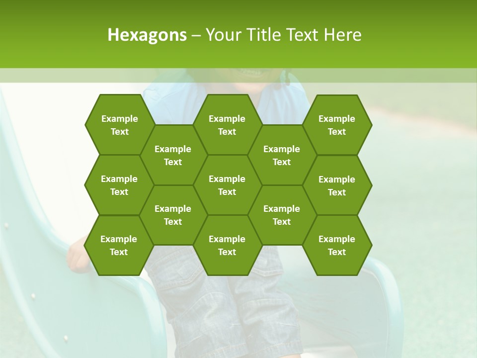 African American Braids Portrait PowerPoint Template