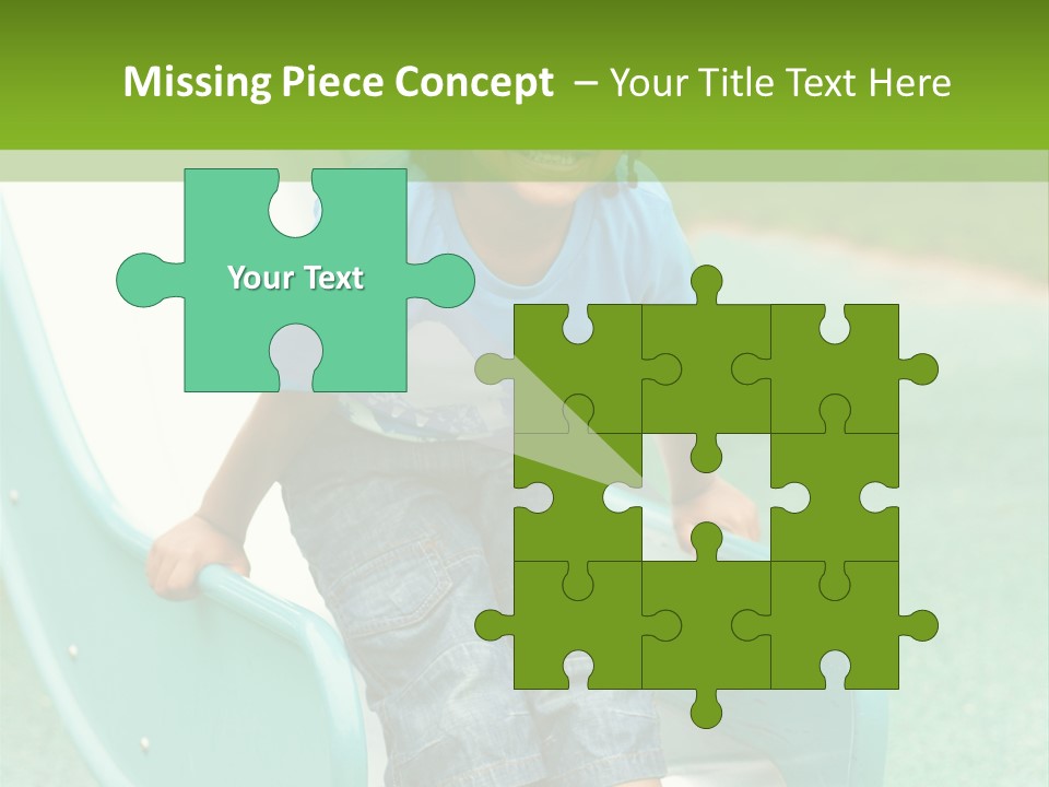 African American Braids Portrait PowerPoint Template