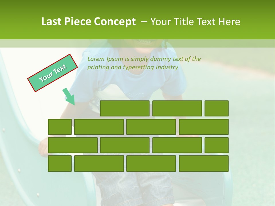 African American Braids Portrait PowerPoint Template