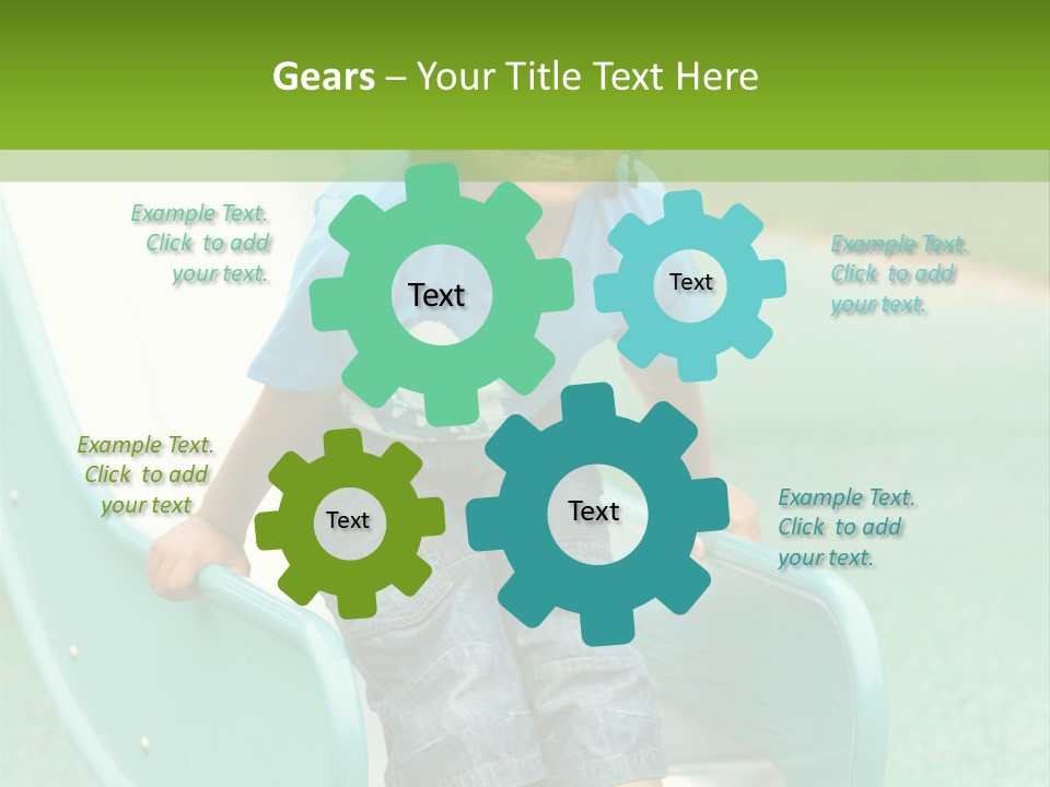 African American Braids Portrait PowerPoint Template