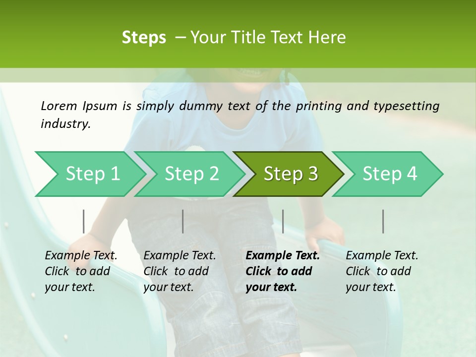 African American Braids Portrait PowerPoint Template
