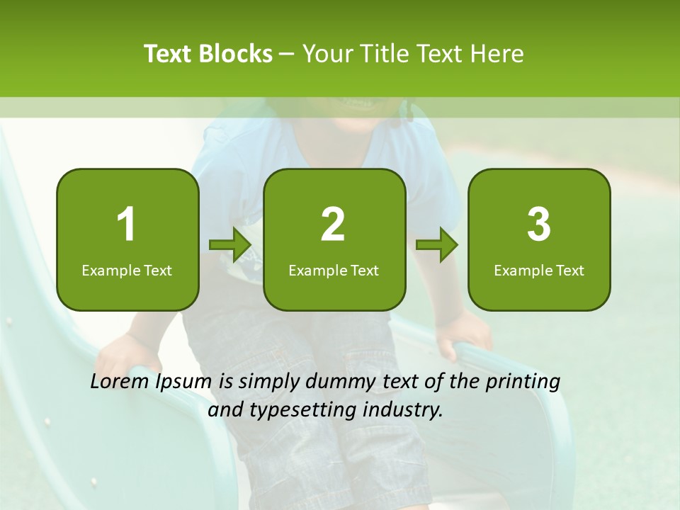 African American Braids Portrait PowerPoint Template