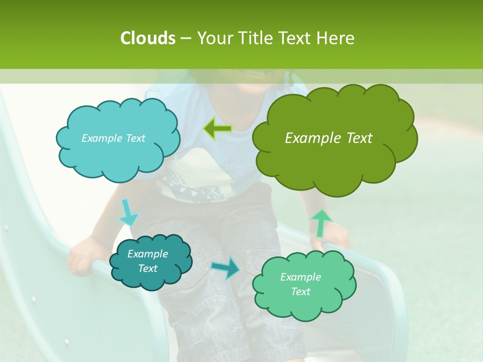 African American Braids Portrait PowerPoint Template