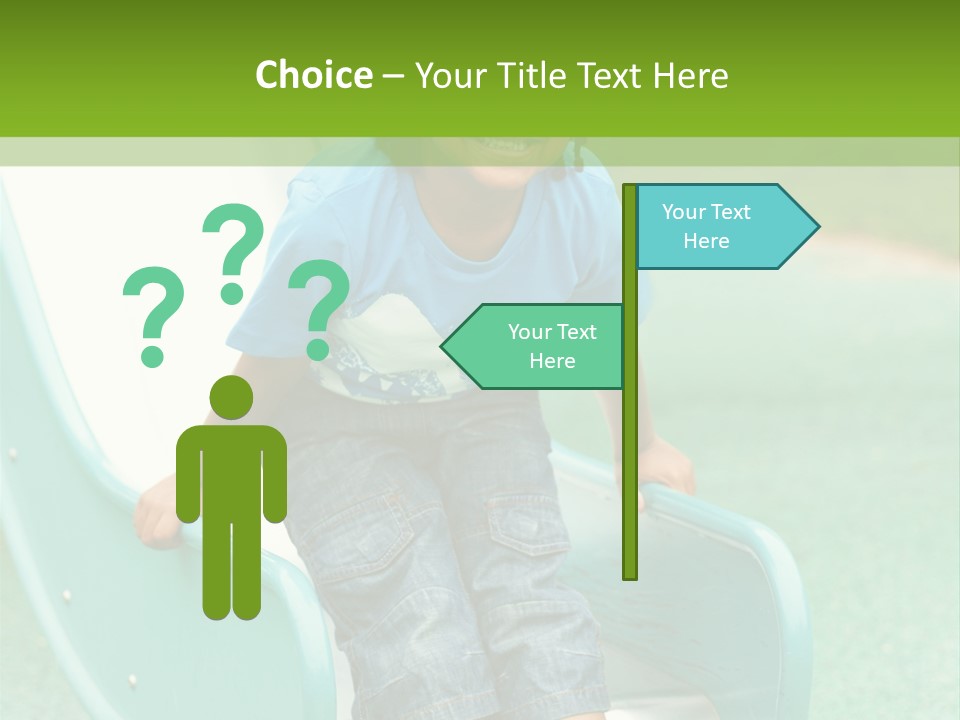 African American Braids Portrait PowerPoint Template