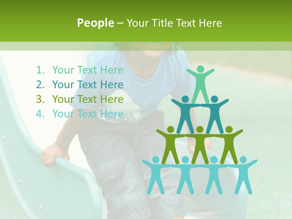 African American Braids Portrait PowerPoint Template