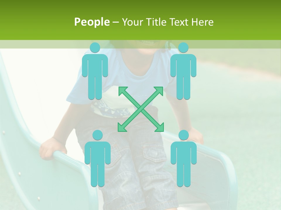 African American Braids Portrait PowerPoint Template