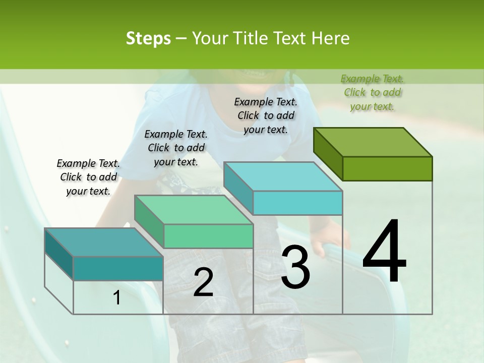 African American Braids Portrait PowerPoint Template