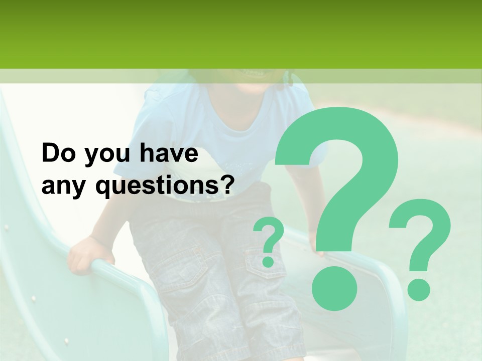 African American Braids Portrait PowerPoint Template