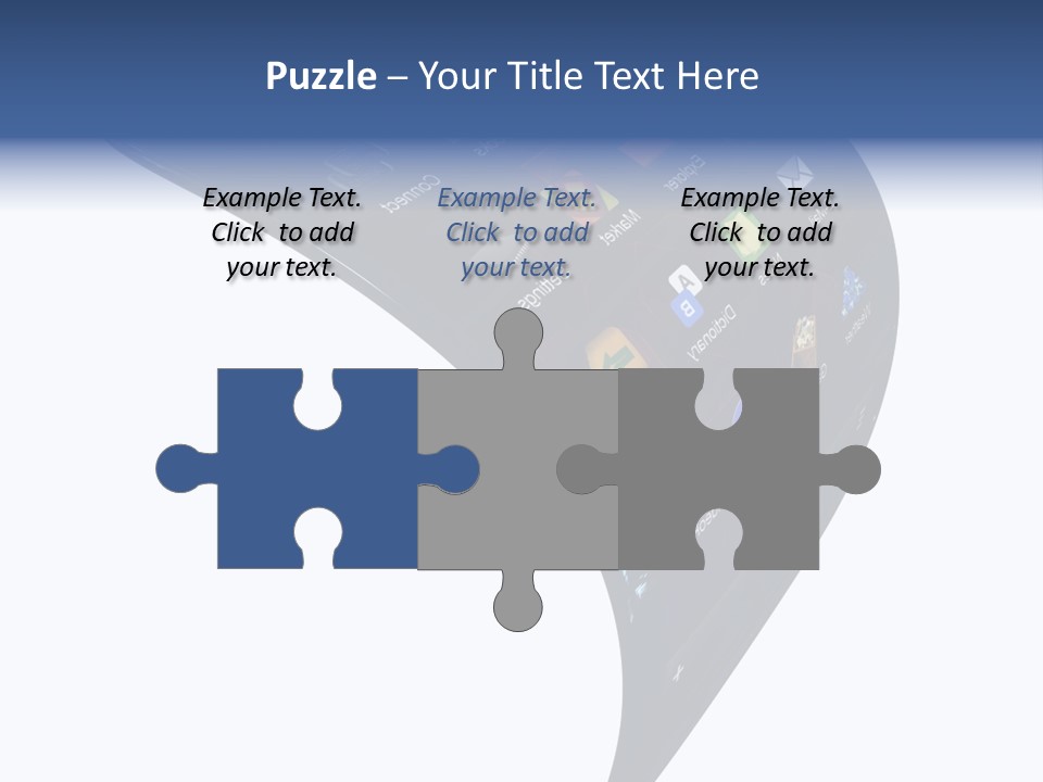 Black Smartphone Bent PowerPoint Template