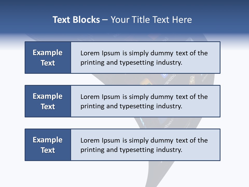 Black Smartphone Bent PowerPoint Template