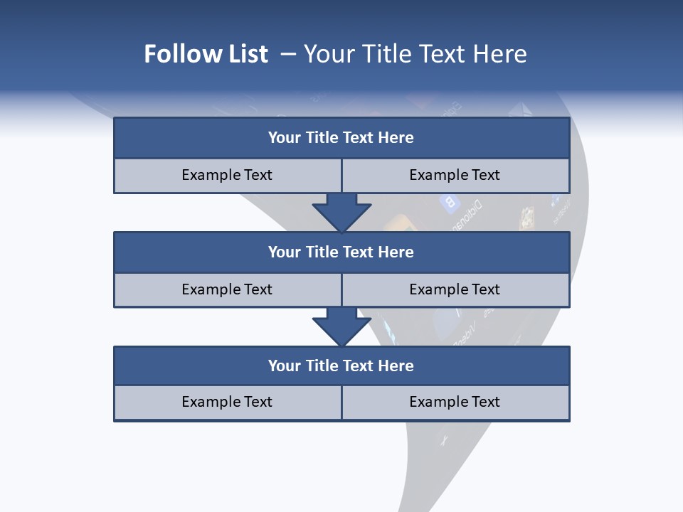 Black Smartphone Bent PowerPoint Template