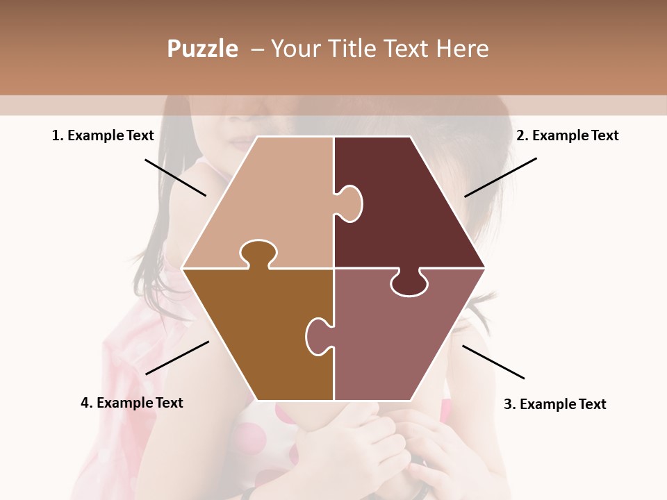 Childcare Two Sibling PowerPoint Template