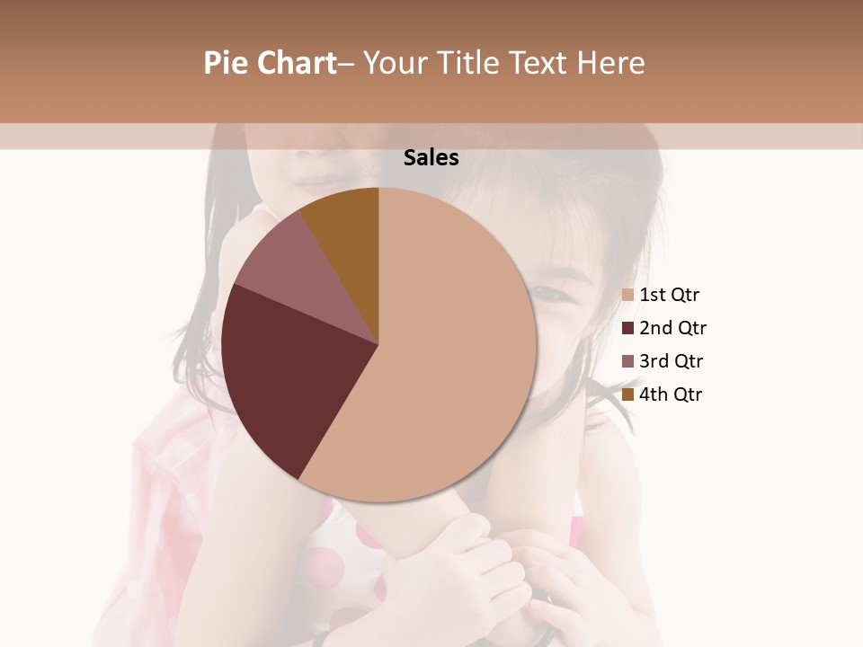 Childcare Two Sibling PowerPoint Template