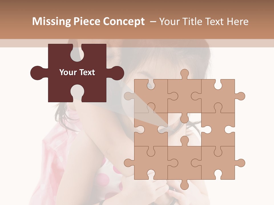 Childcare Two Sibling PowerPoint Template