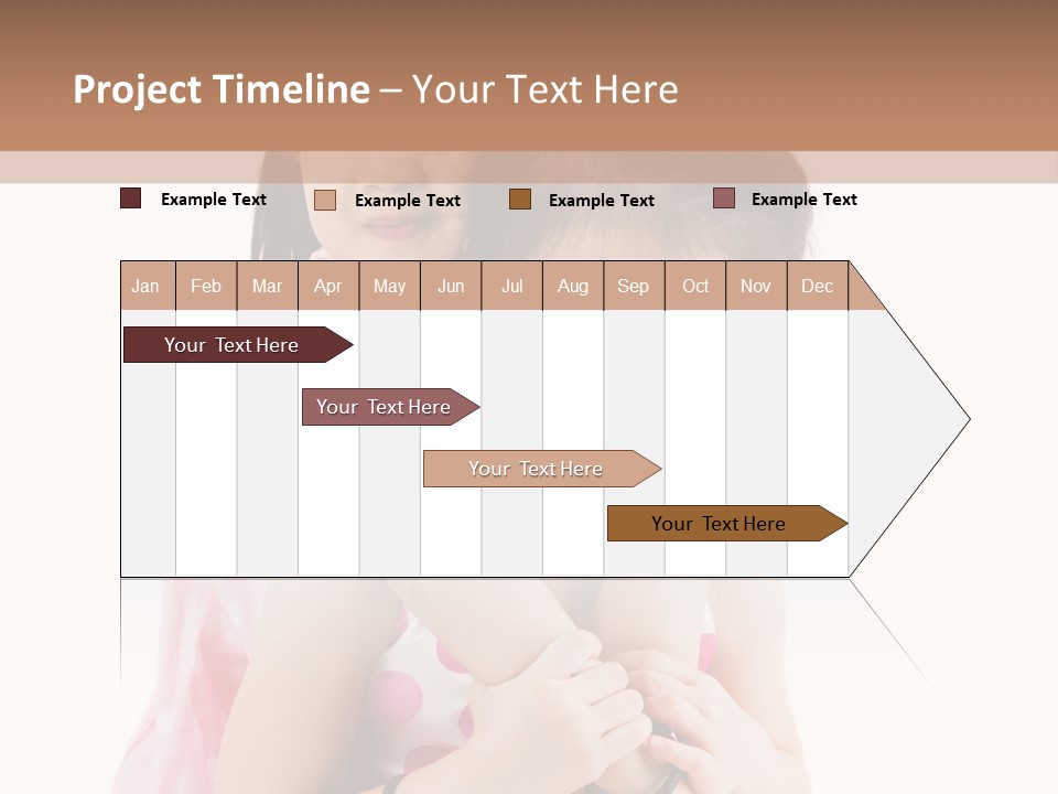 Childcare Two Sibling PowerPoint Template