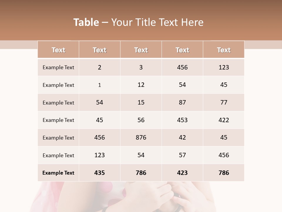 Childcare Two Sibling PowerPoint Template