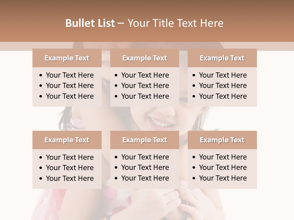 Childcare Two Sibling PowerPoint Template