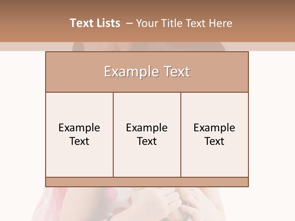 Childcare Two Sibling PowerPoint Template