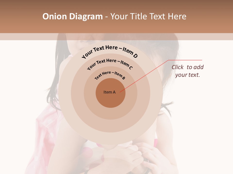 Childcare Two Sibling PowerPoint Template