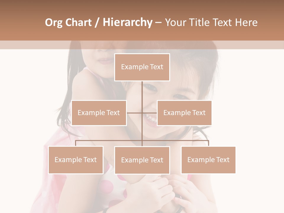 Childcare Two Sibling PowerPoint Template