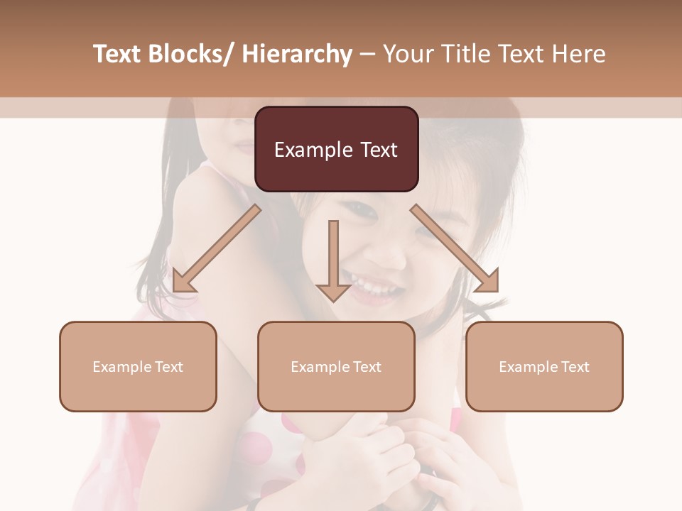Childcare Two Sibling PowerPoint Template