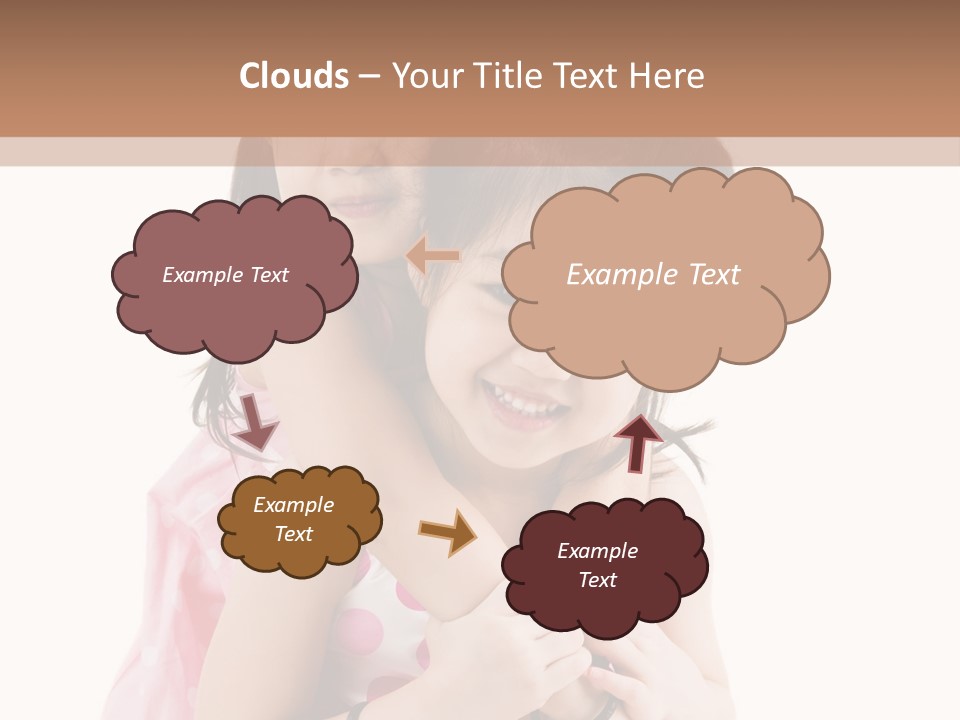 Childcare Two Sibling PowerPoint Template