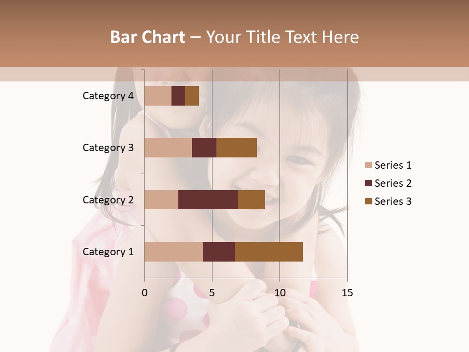 Childcare Two Sibling PowerPoint Template