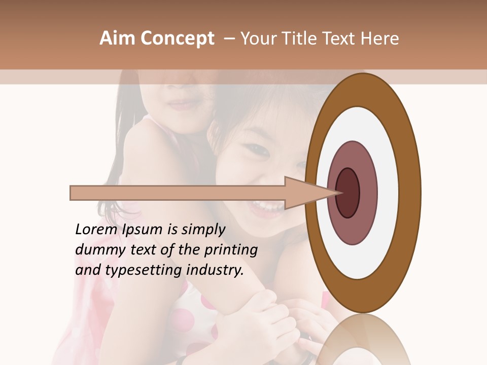 Childcare Two Sibling PowerPoint Template