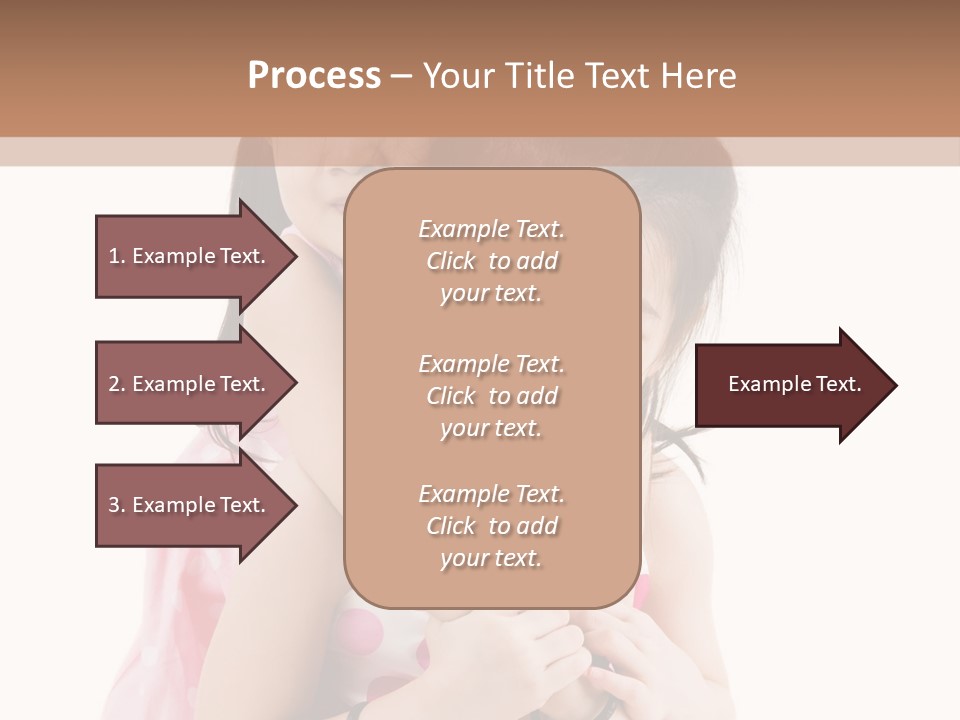 Childcare Two Sibling PowerPoint Template