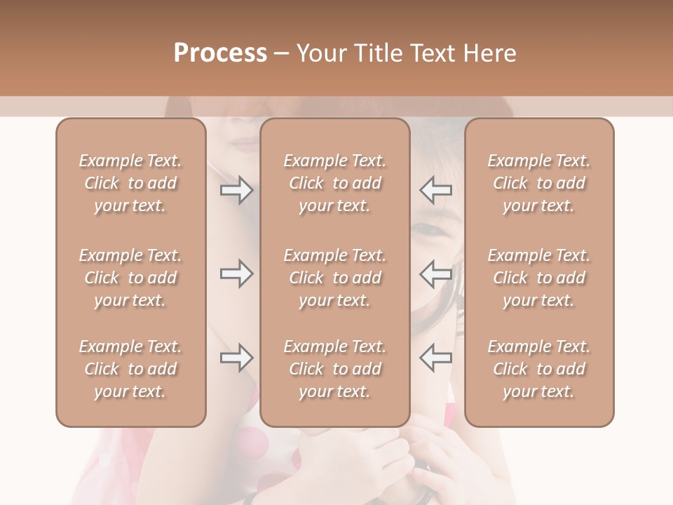 Childcare Two Sibling PowerPoint Template