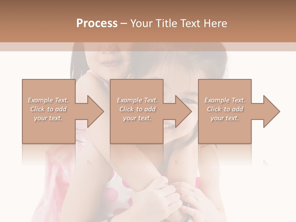 Childcare Two Sibling PowerPoint Template