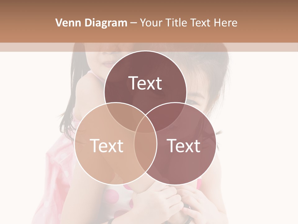 Childcare Two Sibling PowerPoint Template