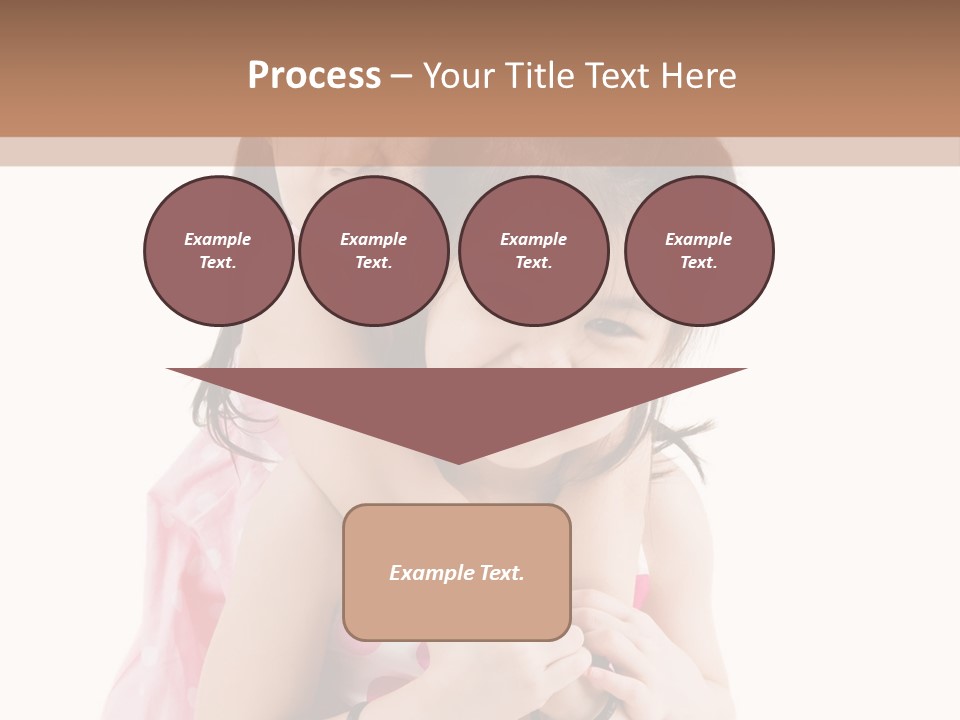 Childcare Two Sibling PowerPoint Template