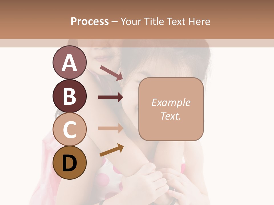 Childcare Two Sibling PowerPoint Template