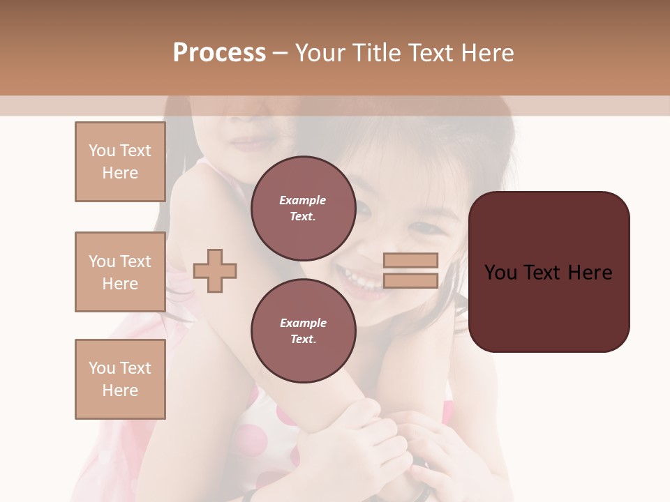 Childcare Two Sibling PowerPoint Template