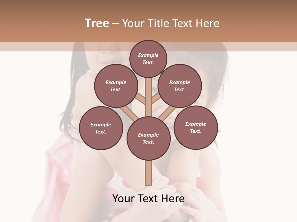 Childcare Two Sibling PowerPoint Template