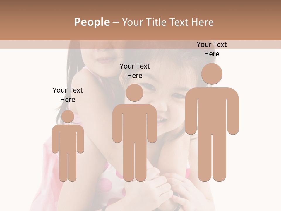 Childcare Two Sibling PowerPoint Template