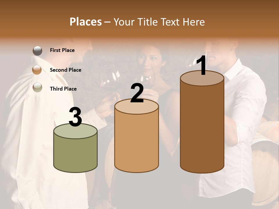 Elegant White Drink PowerPoint Template