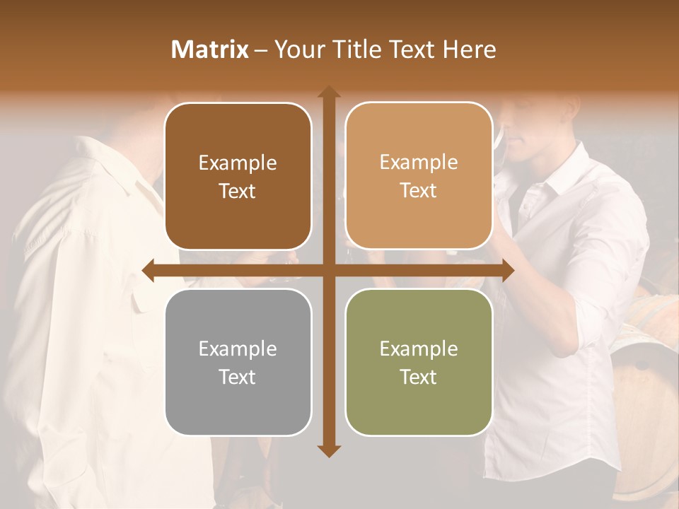 Elegant White Drink PowerPoint Template