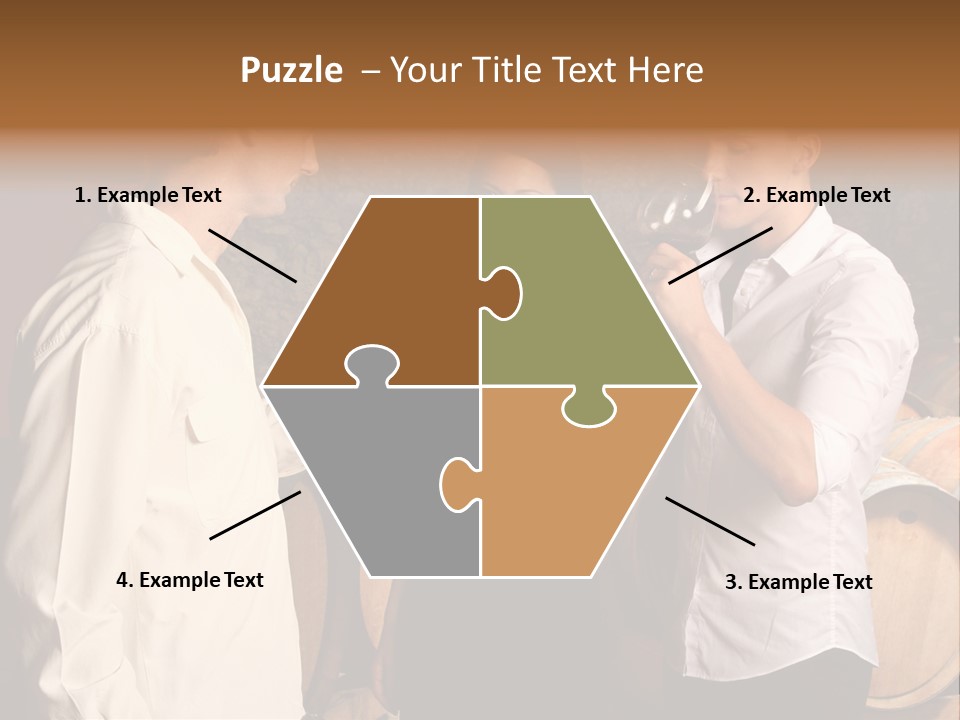 Elegant White Drink PowerPoint Template