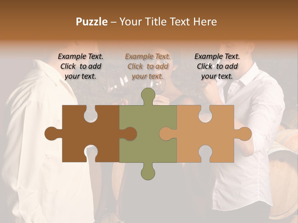 Elegant White Drink PowerPoint Template